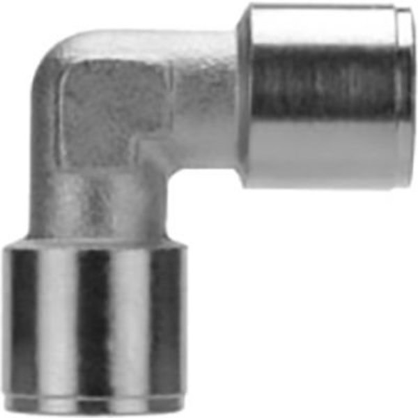Alpha Technologies Aignep USA Needle Valve 10mm Tube x 1/4" Metal Release Collet Flow In Screw Adjustment 57920-10-1/4